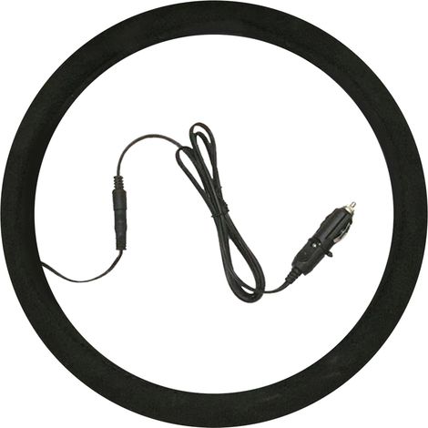 Housse de volant chauffante automatique, taille universelle, chauffe rapidement les mains et protège le volant. (1/5)