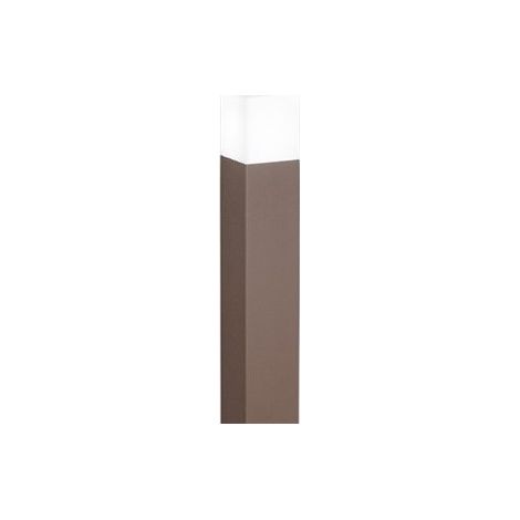 Borne d'éclairage extérieur Tower - Perenz, avec ampoule E27 max. 20W, IP54, aluminium peint, acier Corten, hauteur 60 cm (1/5)