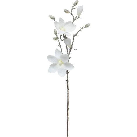Zweig Magnolia weiß H66cm - Atmosphera créateur d'intérieur