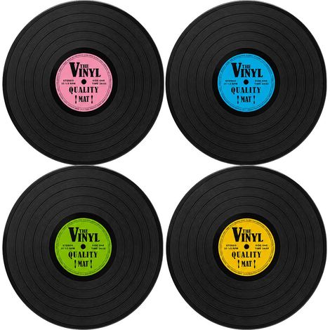 Set de table disques vinyle Lot de 4 (1/5)