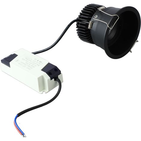 Spot LED encastrable 10 W pour Tuya, absorption de la lumière, angle d'inclinaison orientable à 30°, tension d'entrée de 100 à 265 V, pour salon ou hôtel. (1/5)