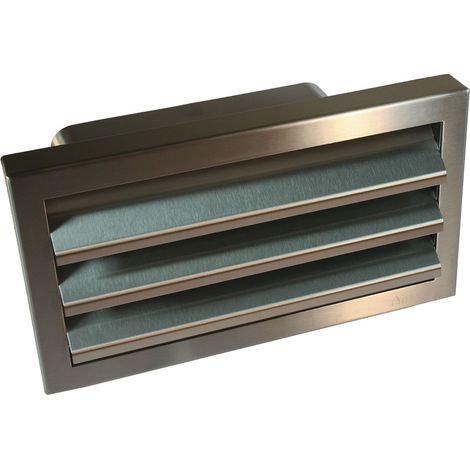OPTIMAIRO Außengitter 222 x 89 Edelstahl
