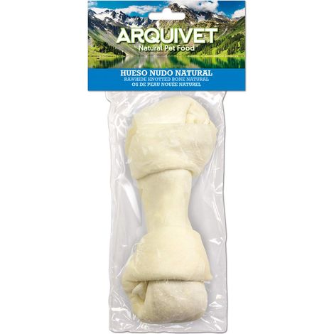 Arquivet Hueso Nudo Snacks Piel para Perros Osso Nodo 16 cm Naturale, Non Si Applica, 1 unidad (Paquete de 1) (1/3)