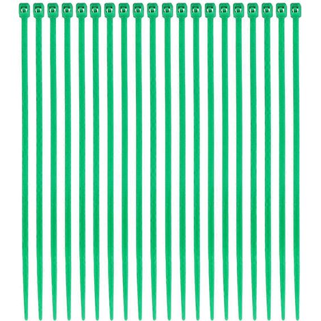 1000 Stück 3x100mm selbstsichernde Nylon-Kabelbinder Mehrzweck-Befestigungselemente zur Kabelorganisation Produktverpackung (Grün)-100.3cm-Green (1/4)