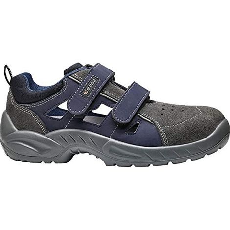 Base Protection Central Scarpa Antinfortunistica, da Uomo e Donna, Grigio/Blu, Taglie 42