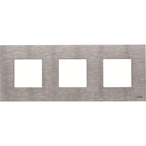 Zenit Plaque De Finition 3X2 Modules Acier Inox 2CLA227300N4002 ABB N2273OX