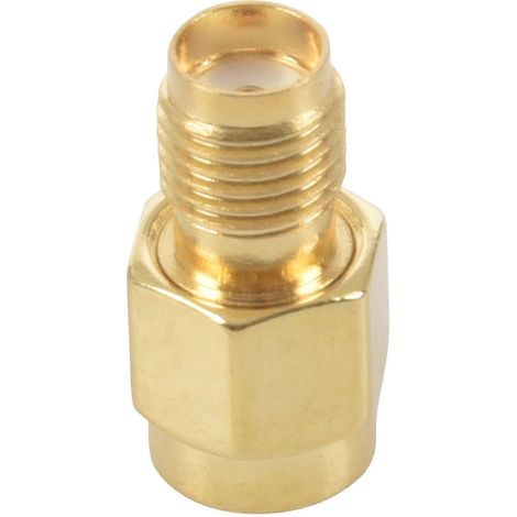 Deux adaptateurs coaxiaux RF, SMA femelle vers RP-SMA mâle. (1/4)