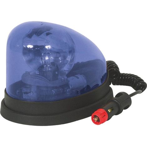 RUNDUMLEUCHTE MIT WASSERTROPFEN - BLAU MAGNETISCH -17011