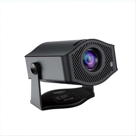 Projecteur professionnel 4K Android 11, 200 ANSI, Wi-Fi 6, Bluetooth 5.0, résolution 1280 x 720p, idéal pour le home cinéma et l'extérieur (prise UE). (1/5)