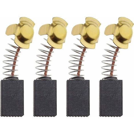 Kaelt - BDD 2 Paires Balais de Charbon Moteur Rechange de Perceuse Filaire Compatibles avec Titan TTB653SDS 1500w SDS Plus, 6x10x16mm (1/5)