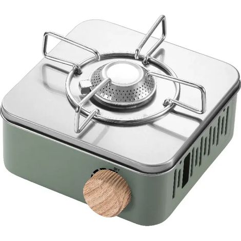 Réchaud à gaz de camping 2800W, kit de cuisine portable pour le camping, réchaud à cassette, brûleur à gaz pour pique-nique, ustensiles de cuisine, réchauds portables (1/5)