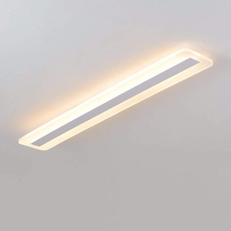 13W LED plafonnier LED panneau lampe de bureau et acrylique plafond lampe de salon blanc plafonnier plat pour bureau hall, blanche chaude, 40cm (1/5)