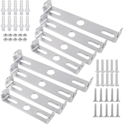 Pièces Support de Fixation Plafonnier 80/90/100/110 mm Supports de Fixation pour Plafonnier, Support de Montage pour Luminaires, Fixation Lustre, pour Maison et Bureau (1/5)