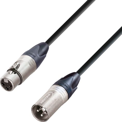 Kabel XLR-Stecker auf XLR-Buchse 3m NEUTRIK-SOMMER