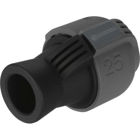 GARDENA Conector 25 mm - Hembra 20/27 para salida enterrada, toma de agua enterrada y filtro (02761-20) (1/4)