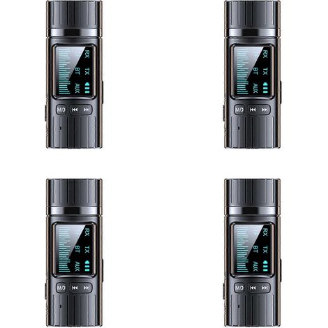 Comprend quatre adaptateurs Bluetooth 5.4 GT72, des récepteurs/émetteurs AUX 3,5 mm et USB, plug and play, prend en charge les cartes TF et est compatible avec les téléviseurs et les ordinateurs. (1/5)