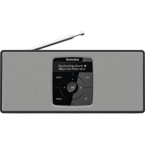 TechniSat DIGITRADIO 2 S Radio tascabile DAB+, FM Bluetooth Funzione allarme, ricaricabile Nero, Bianco (1/3)