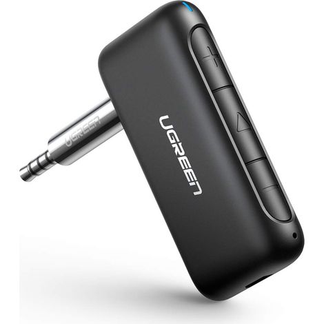 Receptor de audio para coche Bluetooth 5.0 AUX mini jack negro
