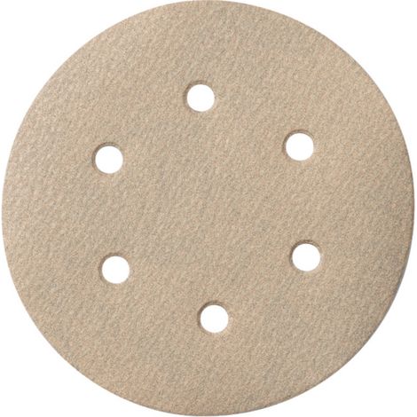 25 feuilles abrasives auto-agrippantes 150 mm, P 240, série « professional », pour peinture, vernis, mastic, pour ponceuse excentrique, corindon, avec revêtement de stéarate metabo 25 pièces