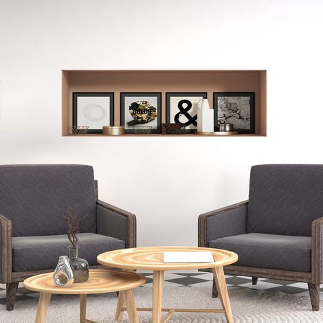 Sticker effet 3D 4 cadres artistiques 30 x 90 cm (1/5)