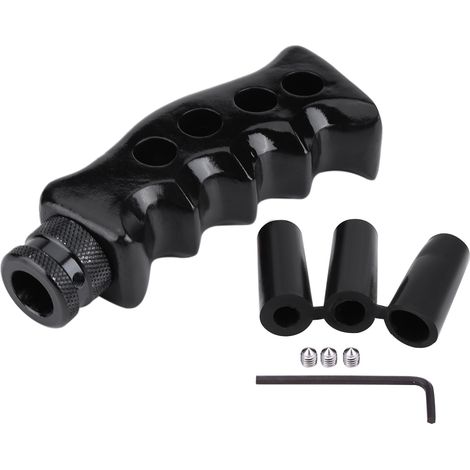 Universal Schaltgetriebe Auto Gun Grip Messer Griff Schalthebel Knopf Shifter Schwarz (1/5)
