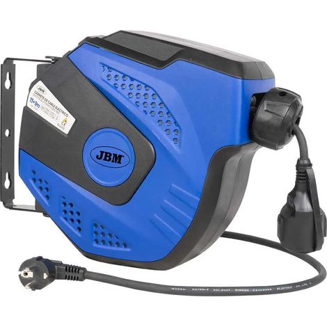 JBM 53526 AVVOLGICAVO ELETTRICO 12M - BLU