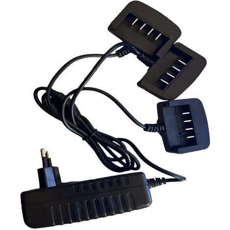 CARICA BATTERIA A 3 VIE 2.5 Ah - 21,6 W