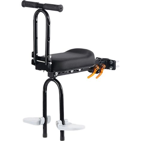 Siège Vélo Enfant - Montage Avant - Ceinture Sécurité Intégrée - Compatible VTT Et Vélo Ville - 1 À 6 Ans - 1 Pièce