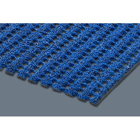 Tapis Gravel Scrape en rouleau - Bleu- Largeur 120 cm - Par mètre linéaire