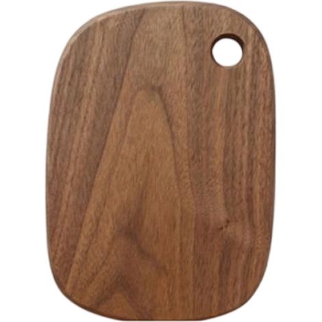 Planche à découper artisanale en noyer noir, planche à pizza en bois massif, planche à pain en bois massif, planche à découper légumes et fruits en bois massif (1/5)