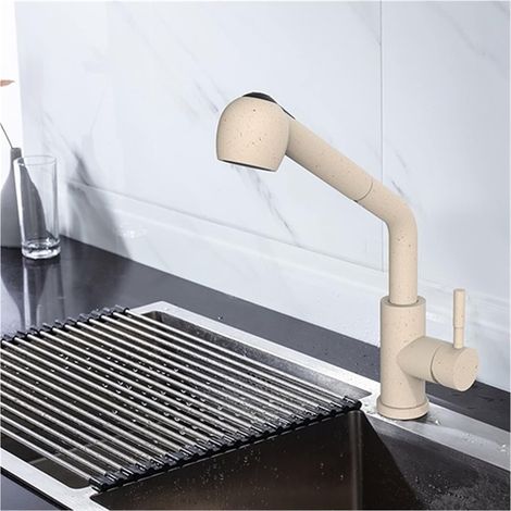 Robinet de cuisine remplisseur de pot Robinet de cuisine noir robinet de cuisine extractible évier de cuisine mitigeur brossé nickel flux pulvérisateur tête Chrome cuisine robinet d'eau ( Color : 1 UK (1/5)