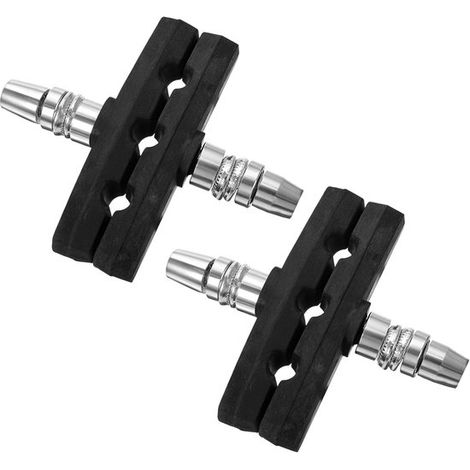 Plaquettes de frein V-Brake pour freins de vélo, jeu de 4 plaquettes symétriques pour VTT et vélos de ville (1/5)