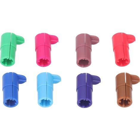 Jeu d'adaptateurs de stylo, remplacement de découpe en plastique ABS pour Machine Cricut 8 pièces (1/5)