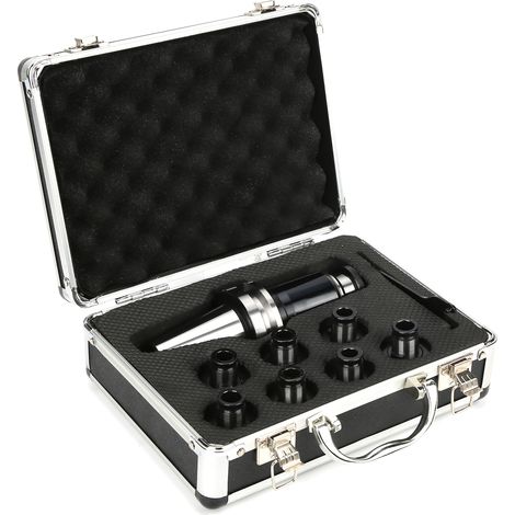Mandrin à visser à changement rapide, kit de porte-taraud BT40-GT12-7 pièces pour perceuse à colonne et centre d'usinage (1/5)