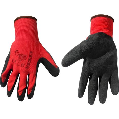 Gants de protection Geko taille 9/latex rouge/(12/240) (1/3)