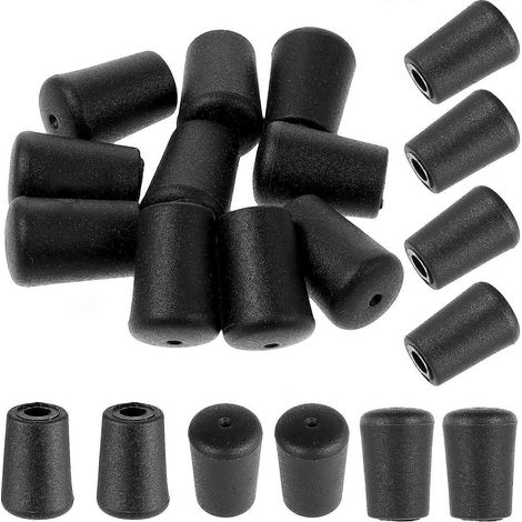 Lot de 20 petits pieds en caoutchouc pour grille d'évier de cuisine, avec butée en fil de fer noir, pièces de rechange pour la protection de la cuisine.
