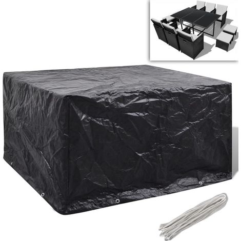 Copertura per Mobili da Giardino con 8 Occhielli 172x113x73 cm vidaXL