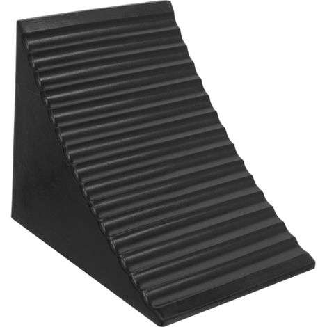 Sealey Wheel Chock Heavy-Duty Rubber - Single CWC01