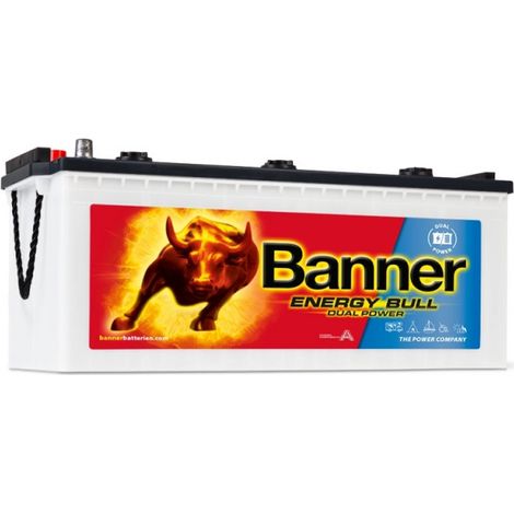 Batterie décharge lente 96351 12V 180Ah – Plomb Calcium pour applications stationnaires – Énergie solaire, bateau, camping-car – Banner
