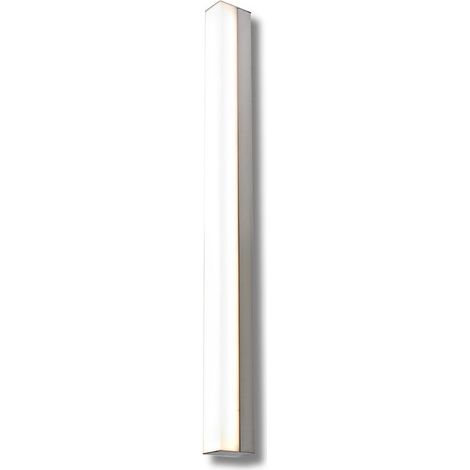 Plafonnier Salle de Bain IP44 (60cm 12W 950lm 4000K) Chrome - Voltman (1/5)