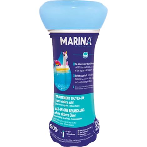 HTH – Kit de traitement piscine écologique sans chlore – Désinfection longue durée – Compatible filtration – Pour piscines 10 à 20 m³
