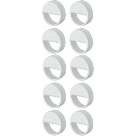 10er-Pack Kunststoff-Rahmenwinkel, 20 mm – Für Holzmöbel – Bohrtiefe 8,5 mm – Einfache Montage (1/2)
