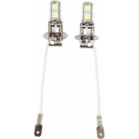 Kit de feux antibrouillard LED, 9 LED, 6500K-7000K, compatible H3, multicolore, éclairage de voiture puissant (1/3)