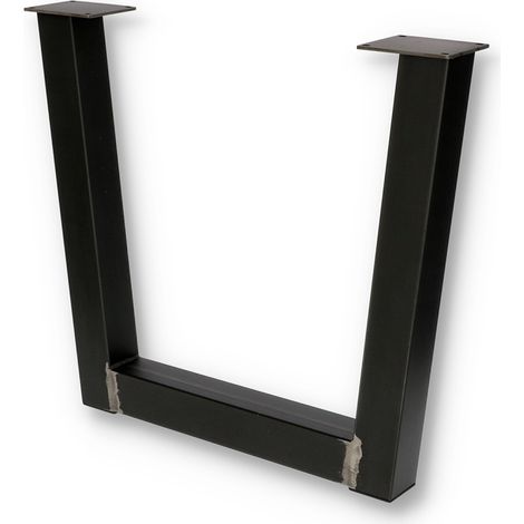 Gamba trapezoidale larga 82x71 cm, in acciaio