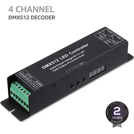 4-channel DMX512 decoder for industrial-grade long-band display screens