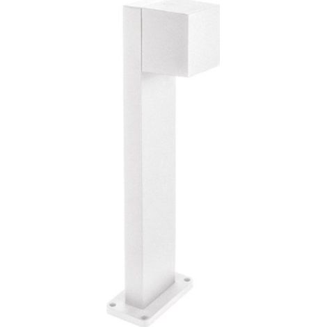 Lampioncino moderno gea led ges2301 led ip65 50h alluminio bianco monoemissione