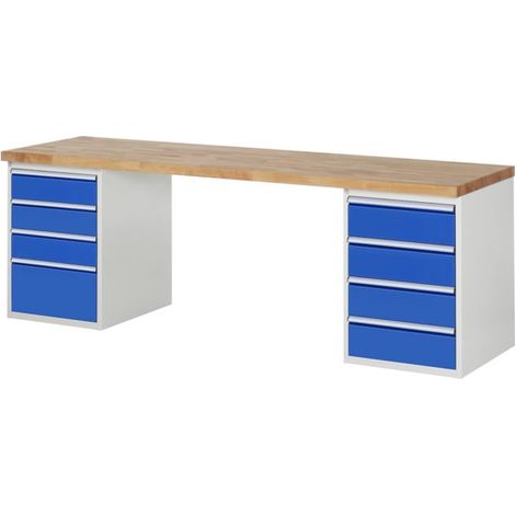 Etabli Rau modèle 7820, L 2500 x P 900 x H 840mm (1/5)