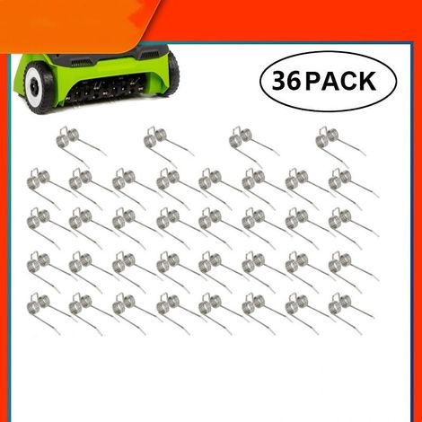Dents de rechange pour paquet de 36 tondeuses à gazon filaires GreenWorks 27022 29272 2500600G