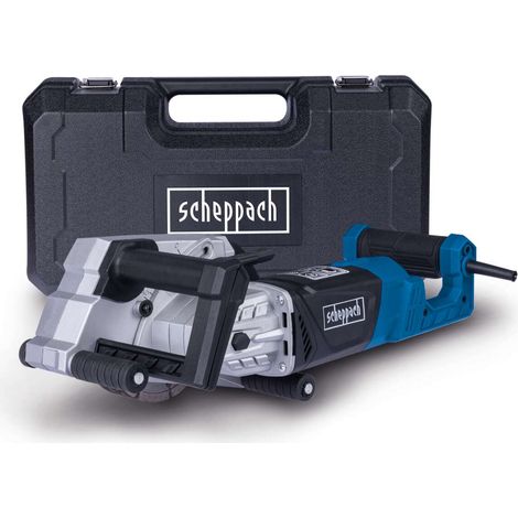 [NEUWERTIG] Scheppach Mauernutfräse MNF2250 – 2250W – Ø 125mm Diamanttrennscheibe – 8-40mm Nuten – 40mm Frästiefe – 4m Kabel (1/5)