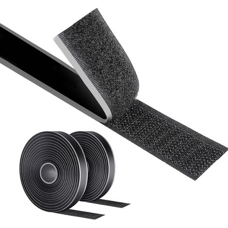 Scratch Autocollant Double Face, 8M x 16mm Bande Agrippantes AdhéSives, Bande Scratch AdhéSive Autocollant, Rubans AdhéSifs Pour MéNage Bricolage Et L'Artisanat (1/5)